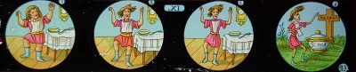 Struwwelpeter magic lantern slide